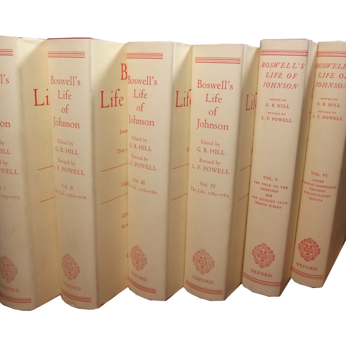 Set of Boswell's Life of Johnson