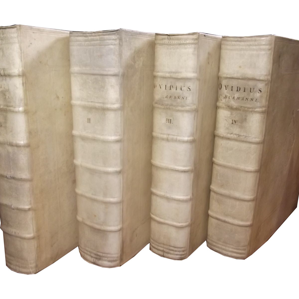 Vellum bound copy of Ovid's Works