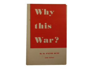 Palme Dutt Why This War? Pamphlet
