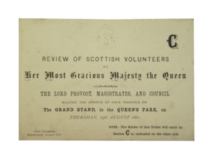 Review of Scottish Volunteers ticket