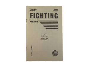 Joad what fighting means