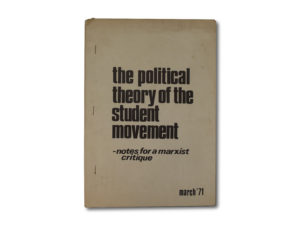 Political Theory of the Student Movement