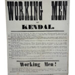 To the Working Men of Kendal